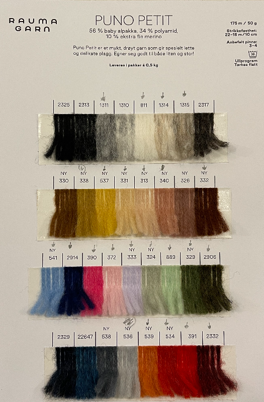 Kit: Sophie Scarf fra PetiteKnit i PUNO PETITs blowgarn - 25 fine farver - billede 3
