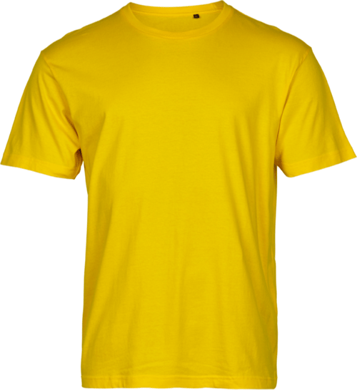 1000_YELLOW_Front fra tshirtsprint.dk