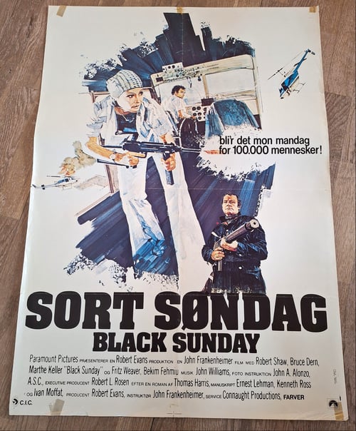 Sort søndag - Plakat fra Originalefilmplakater