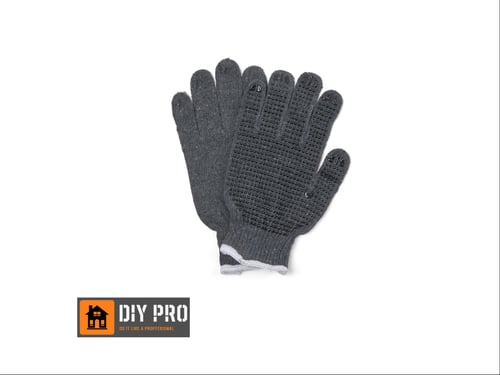 DIY PRO Dot havehandsker onesize - 4 par/sæt fra DIY STORE