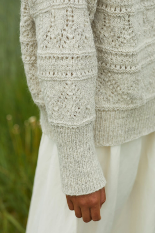 Kit: Mynte sweater i Finuld og Alpaca Silk - billede 4