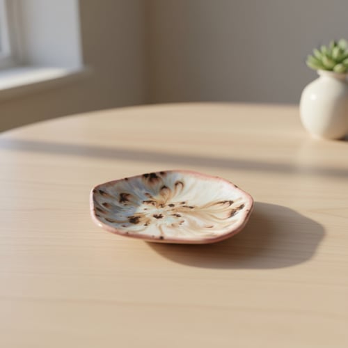 Smykkeskål. D: 9 cm fra Clay By Hornstrup