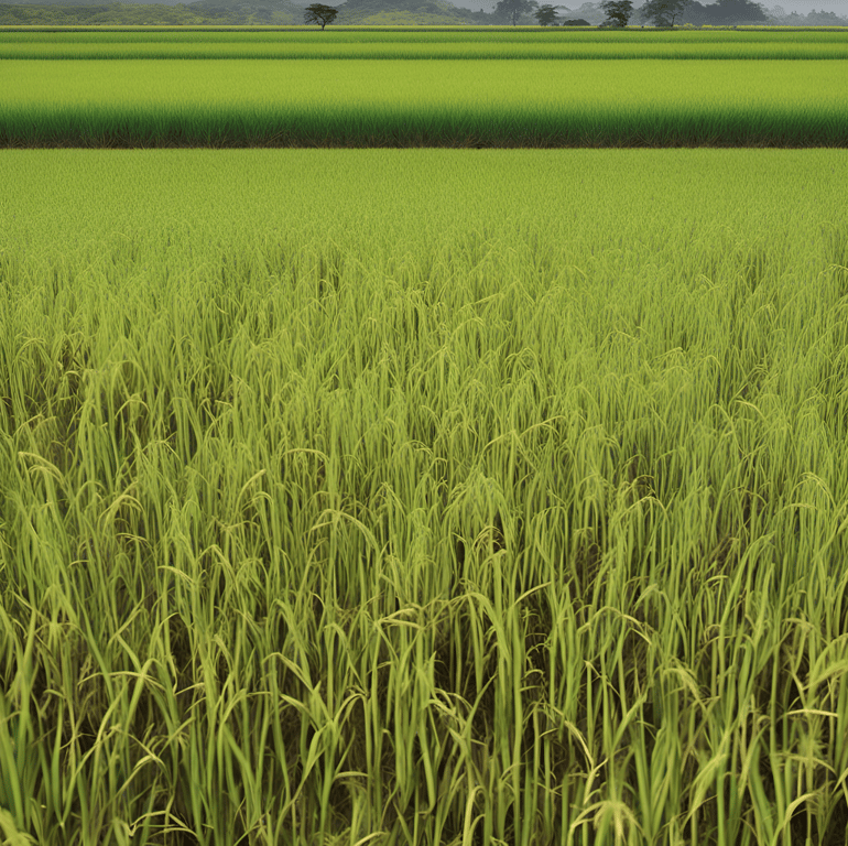 Sona Masoori Rice Fields