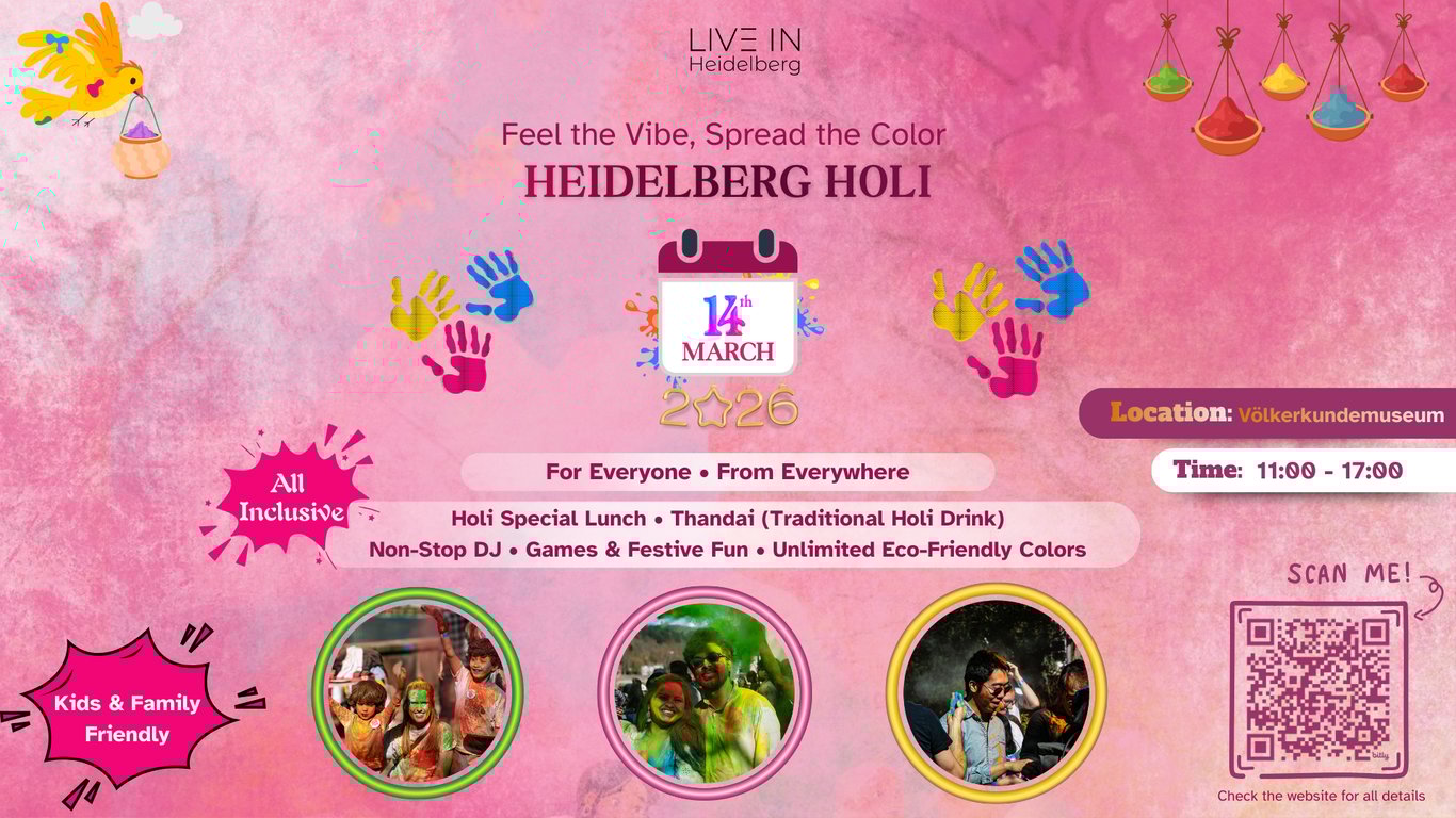 Heidelberg Holi 2026: Colors of Unity