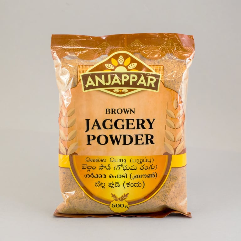 Anjappar Brown Jaggery Powder 500g