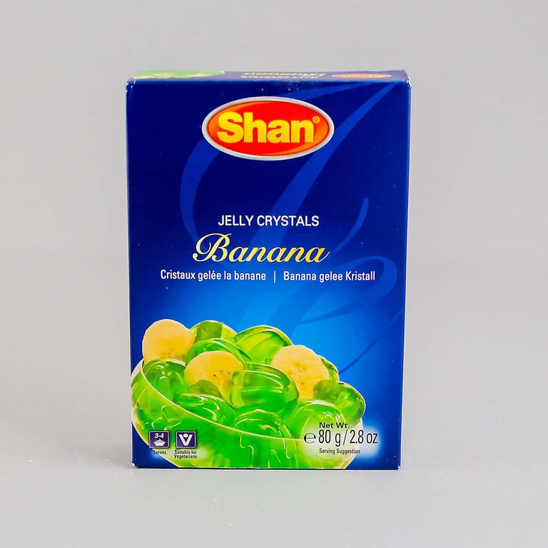 Shan Banana Jelly Crystals 80g