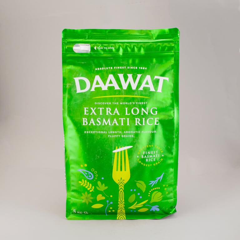 Daawat Extra Long Basmati Rice 5kg