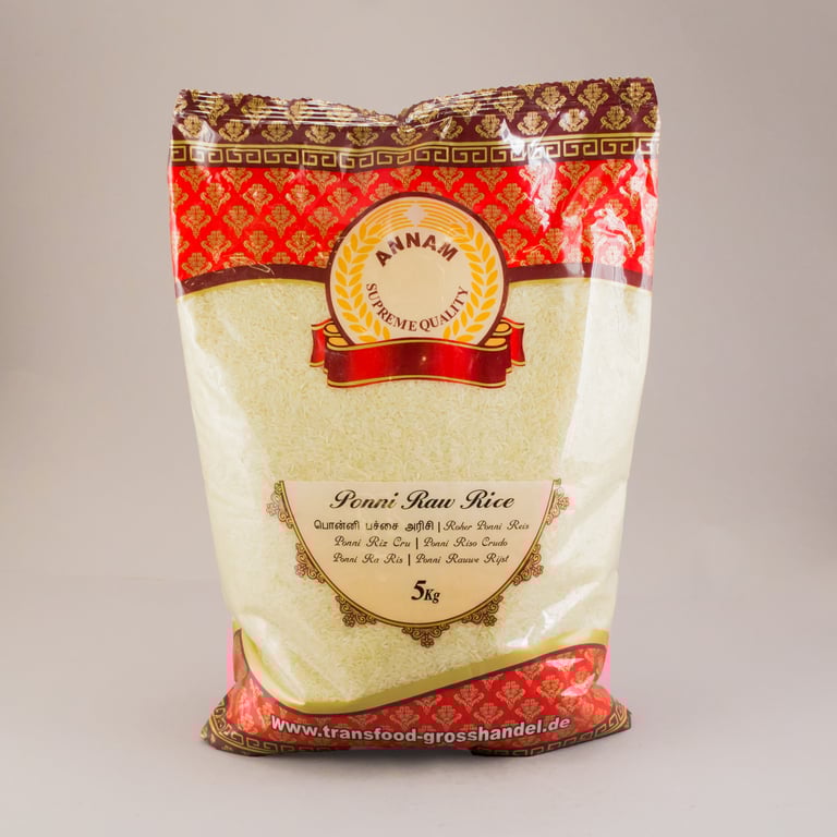 Annam Ponni Raw Rice 5kg