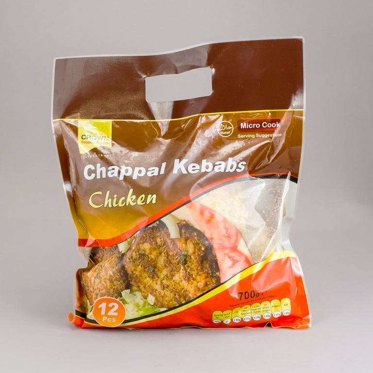 Crown Chicken Chappal Kabab 12pcs