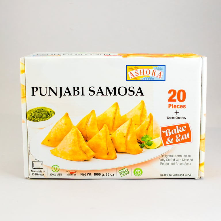 Ashoka Punjabi Samosa Green with Chutney 1kg