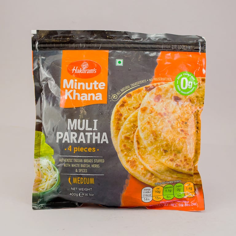 Haldirams Muli Paratha 4pcs