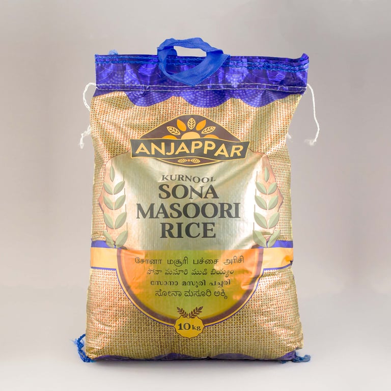 Anjappar Sona Masoori Rice 10kg