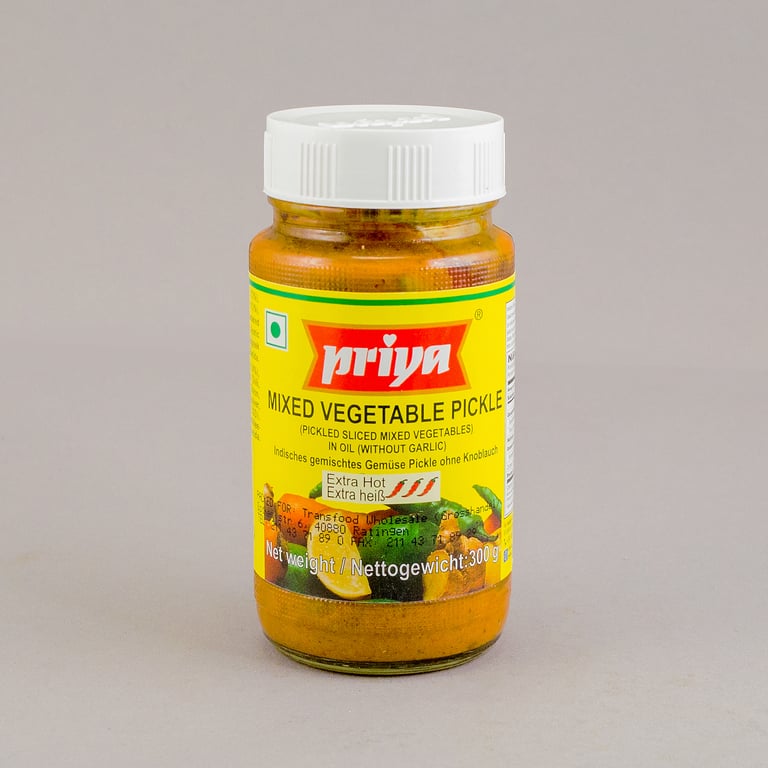 Priya Mixed Vegetable Pickle 300g