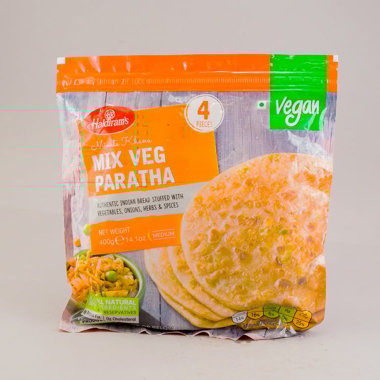 Haldirams Mix Veg Paratha 4pcs