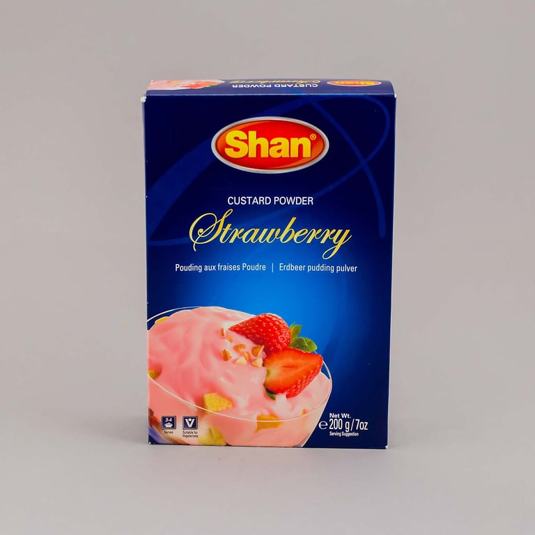 Shan Strawberry Custard Powder 200g
