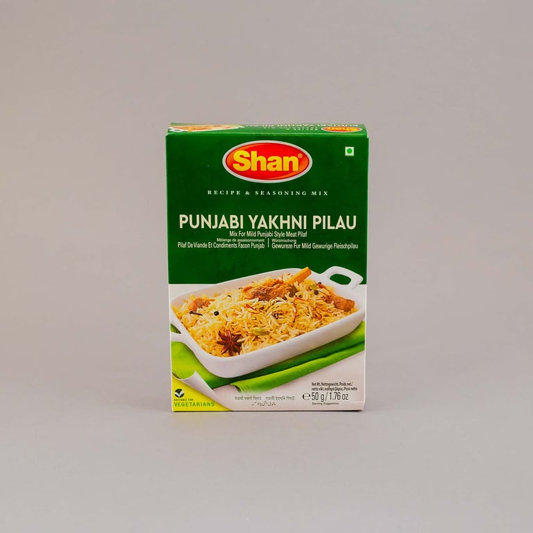 Shan Punjabi Yakhni Pilau Masala 50g