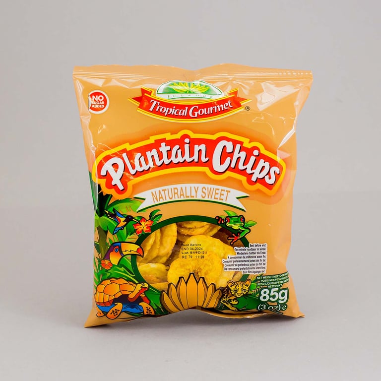 Tropical Gourmet Sweet Plaintain Chips 85g