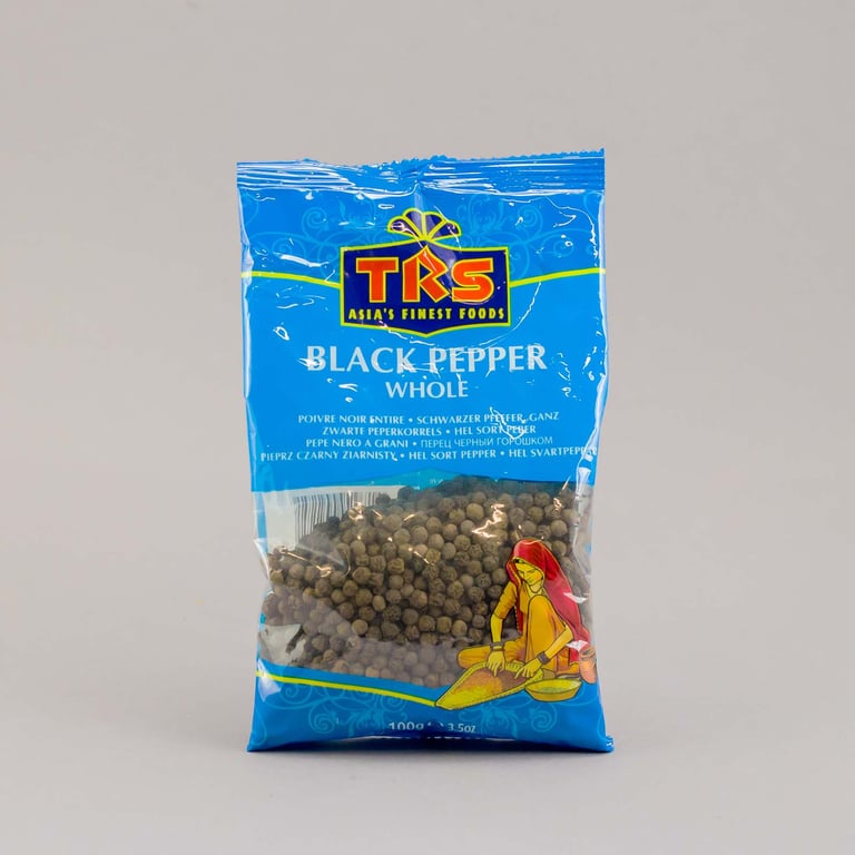 TRS Black Pepper Whole 100g