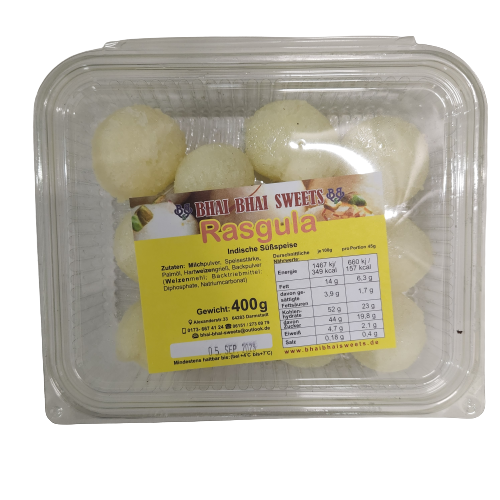 Bhai Bhai Sweets Rasgulla 400g