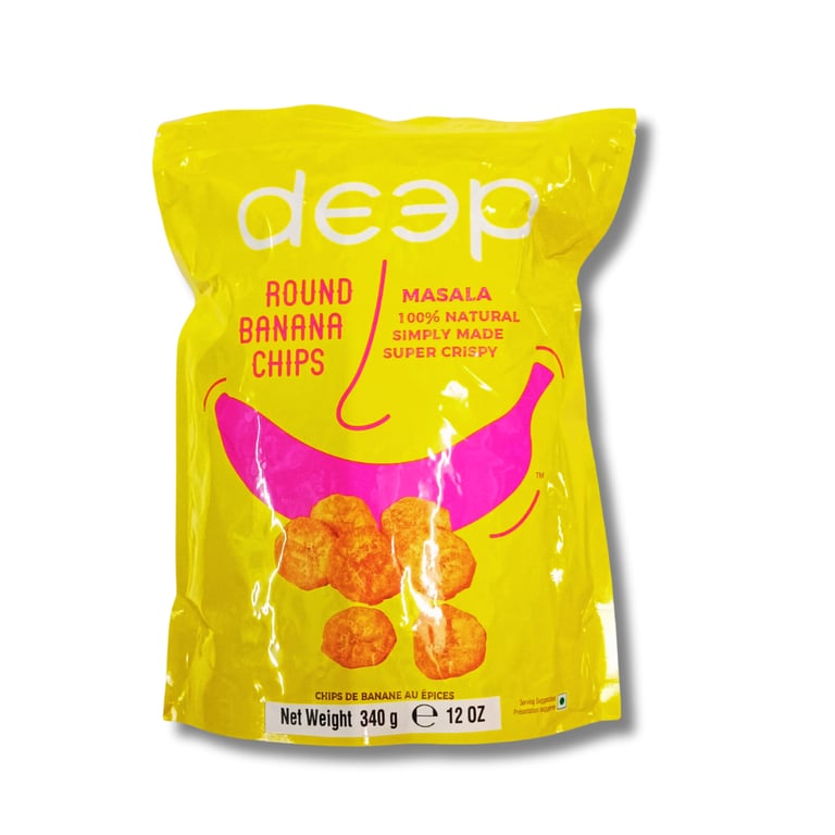 Deep Round Banana Chips - Masala 340g