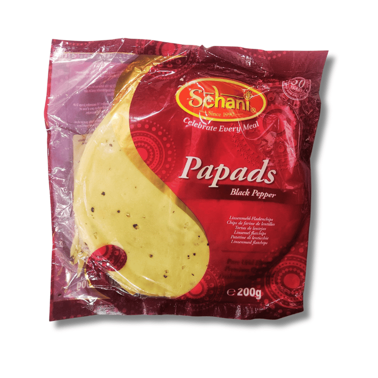 Schani Black Pepper Pappad 200g