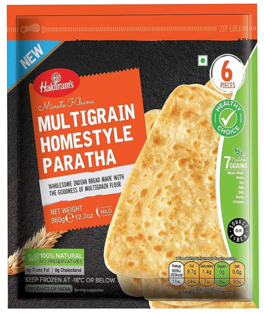 Haldirams Multigrain Homestyle Paratha 360g