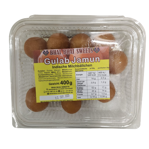 Bhai Bhai Sweets Gulab Jamun 400g