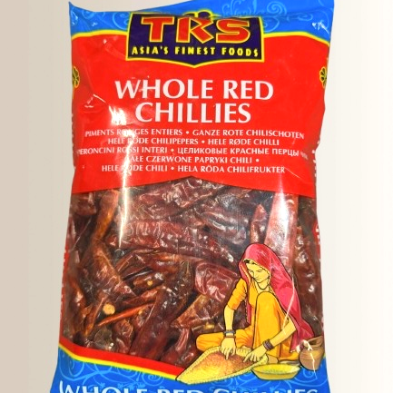 TRS Red chilli whole (whole Rad Chillies ) 150g