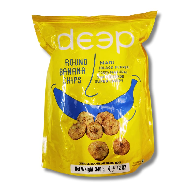 Deep Round Banana Chips - Mari 340g