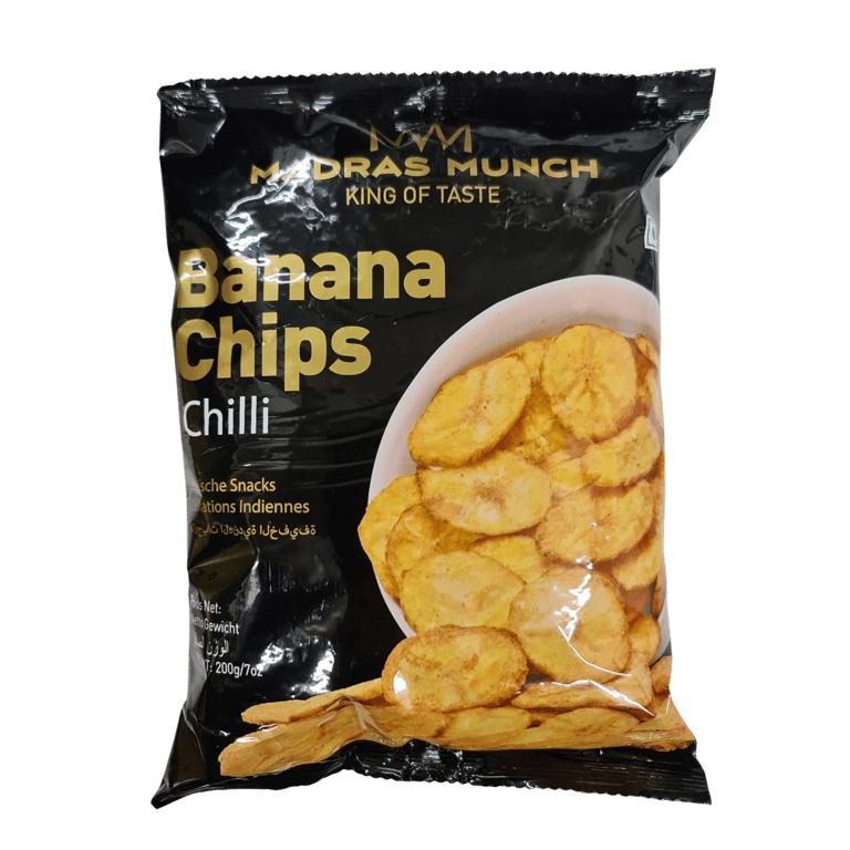 Madras Munch Banana Chips (Chilli) 200g