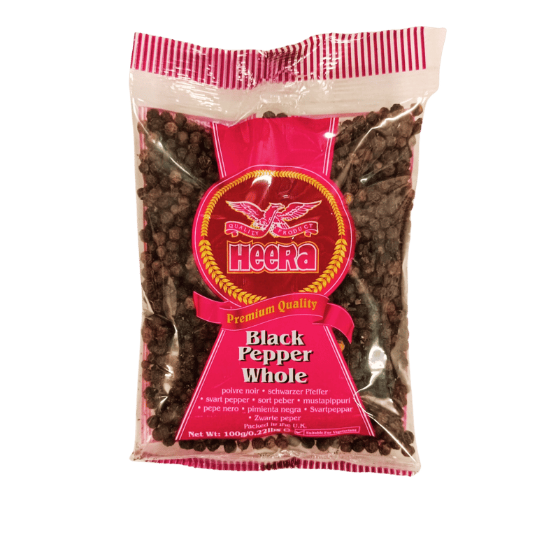 Heera Black Pepper Whole 100g