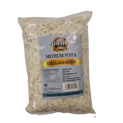 Adisha Rice Flakes (Poha Medium) 1kg
