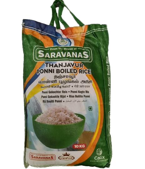 Saravanas Ponni Boiled Rice 10kg