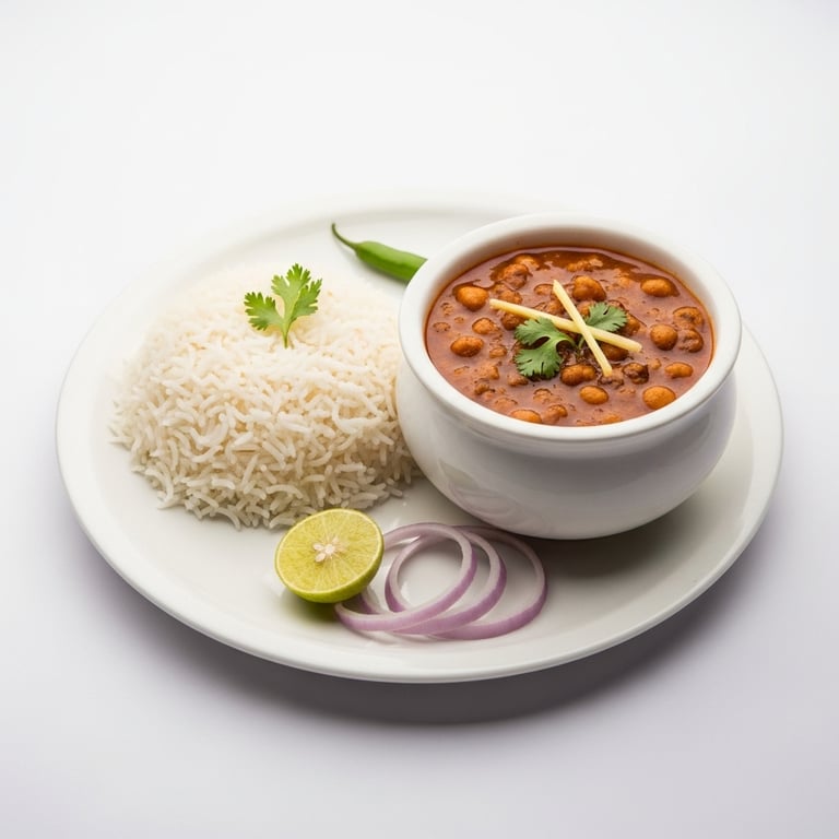 Viveks Kitchen Chole Chawal 1 person