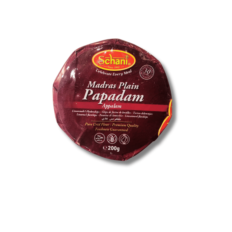 Schani Madras Plain Poppadums (4 inch) 200g