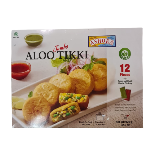 Ashoka Aloo Tikki with Chutney 920g