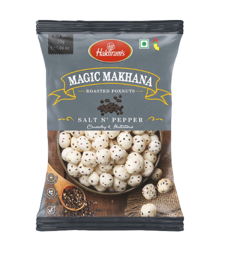 Haldirams Magic Makhana (Salt & Pepper) 30g