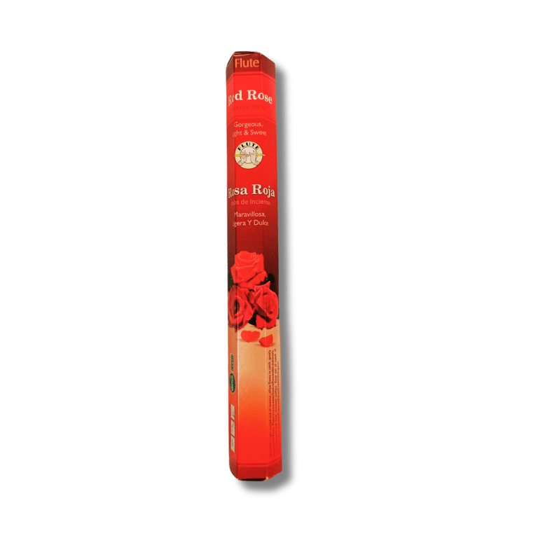 Flute Red Rose Agarbatti 1pcs