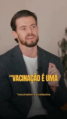 Discussão sobre vacinação, imunidade e questionamento social