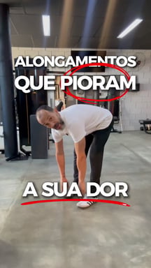 Alongamentos inadequados podem piorar a dor lombar: alternativas seguras de mobilidade