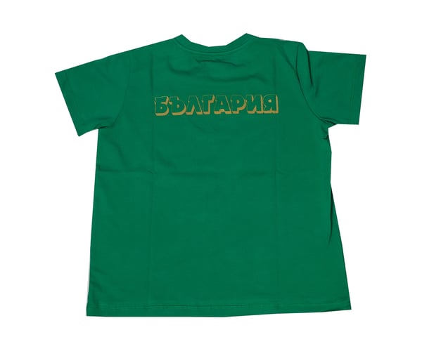 Детска фланелка с лого на гърдите