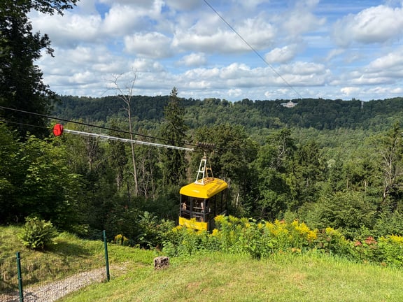 Zērglis Zipline in Sigulda, Latvia