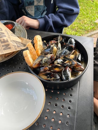 Lunch in Sigulda, Latvia