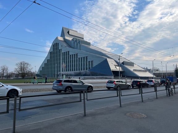 View from Pārdaugava, Riga, Latvia
