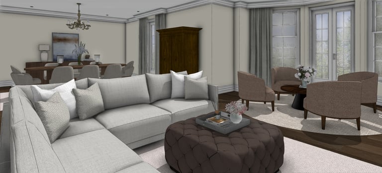 3D interior visual example