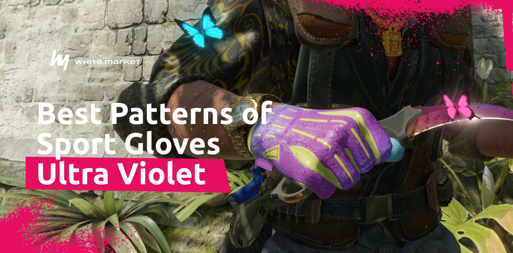 Sport Gloves Ultra Violet Pattern Guide: Max Blue & Purple colors