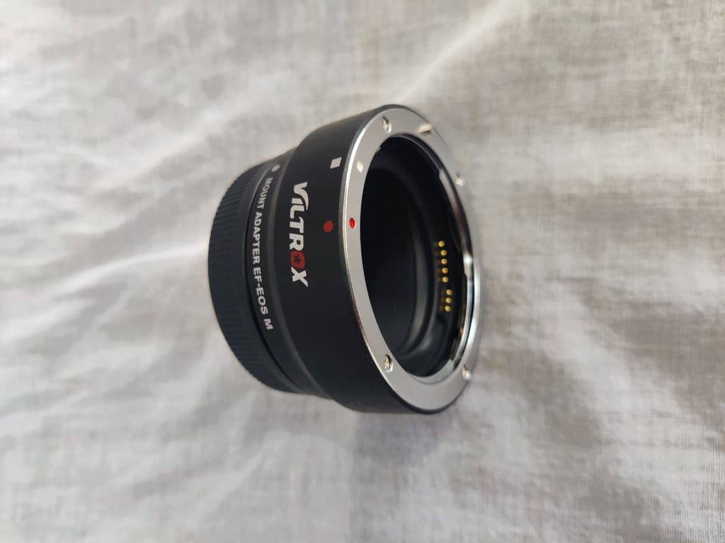 Canon EOS M50 Mark II Mirrorless Camera with 15-45mm & 50mm f/1.8 Lenses and Viltrox EF-EOS M Adapter