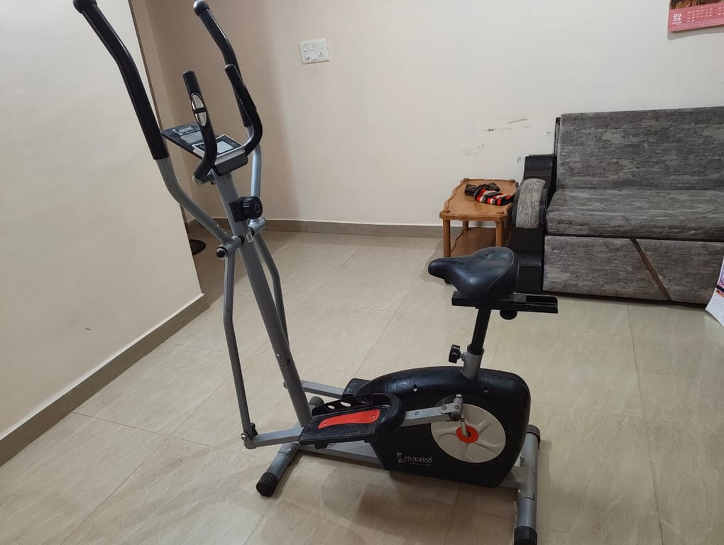 Cockatoo 2-in-1 Elliptical Cross Trainer and Exercise Bike