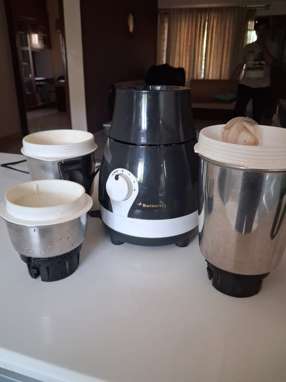 Butterfly Mixer Grinder with 3 Stainless Steel Jars