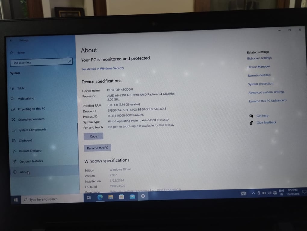 Lenovo IdeaPad 110 15.6-inch AMD Laptop (Windows 10), photo 4